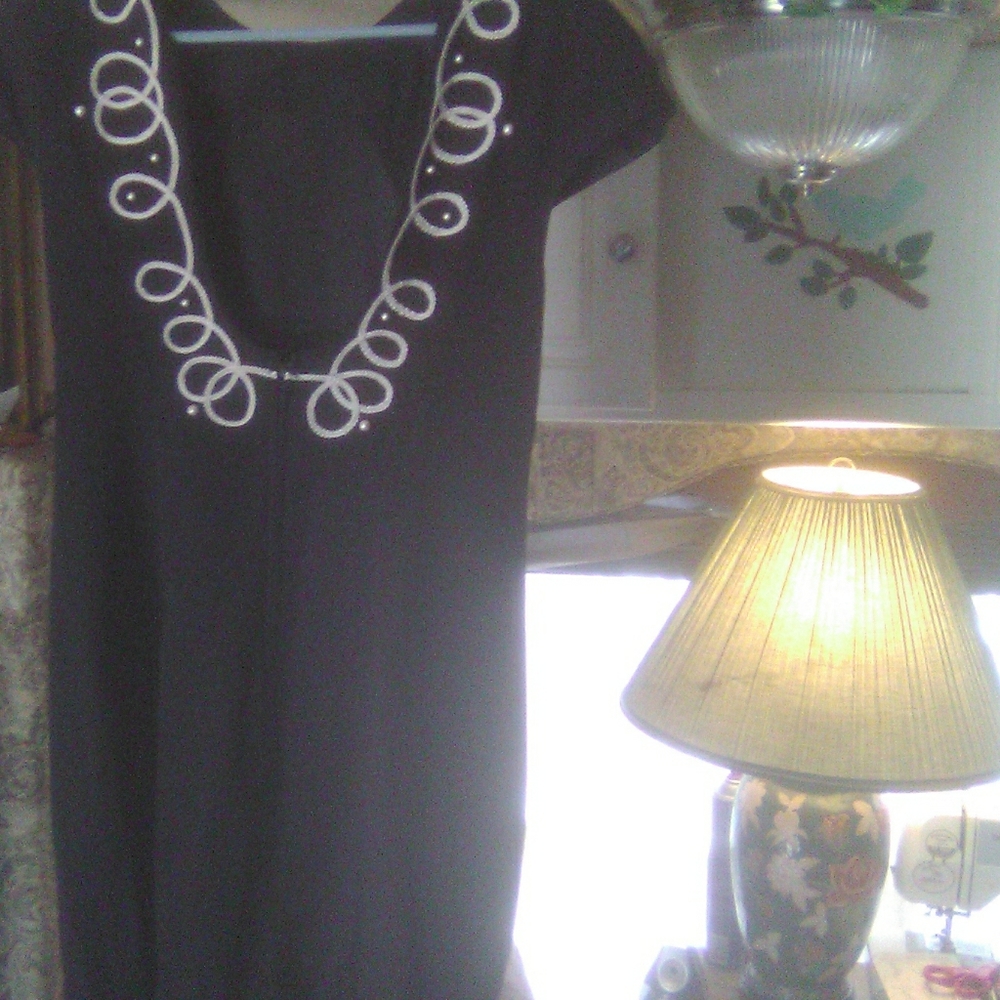 Black evening dress size 8